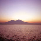 Sonnenaufgang hinter dem Vesuv