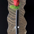 Wand-Rosenhalter aus Edelstahl