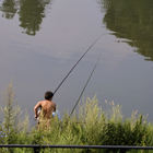 Angler am Ufer