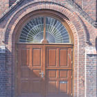 Tür der Evangelischen Schifferkirche