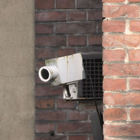 Überwachungskamera am Zechengebäude