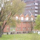 Blick auf die ehemalige Städtische Badeanstalt Duisburg-Ruhrort (heute Binnenschiffahrtsmuseum)
