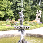 Springbrunnen mit Skulptur
