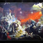 »Der letzte Tag von Pompeji« (Öl auf Leinwand, 1833) von Karl Pawlowitsch Brüllow
