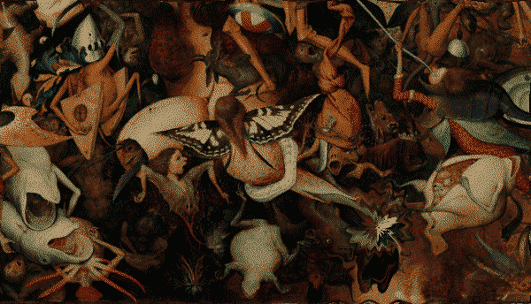 Pieter Bruegel de Oude - Der Sturz der rebellierenden Engel Pieter Bruegel de Oude - Der Sturz der rebellierenden Engel